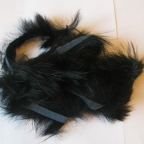 ������ �������� 6 ��. (�������) zonker strips 1/4 inch black N. Spirit